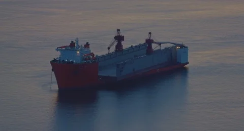 Seattle container ships Vidéo 90363653