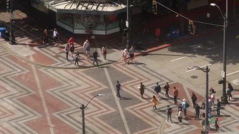 Seattle - Crosswalk 2 Stock Footage 116753679