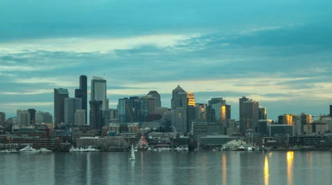 Seattle Downtown Stock Footage 36595365