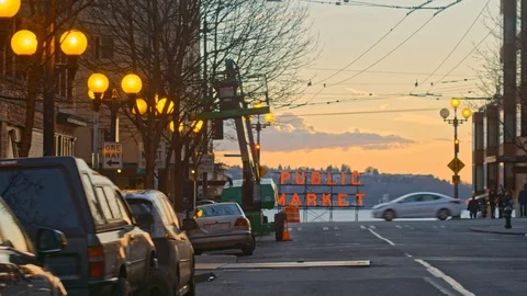 Seattle downtown Stock-Footage 91454170