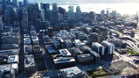 Seattle downtown Stock Footage 124675698