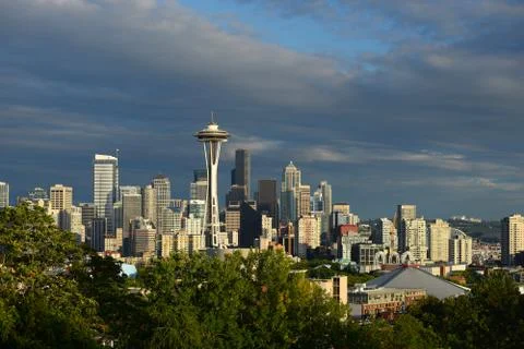 Seattle downtown Stock Photos