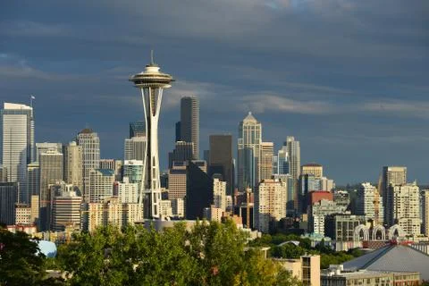 Seattle downtown Stock Photos