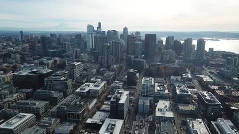 Seattle downtown Stock Photos