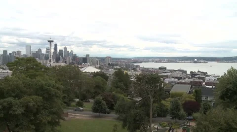 Seattle - Downtown quick zoom Video stock 40477324
