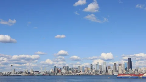 Seattle Downtown Time Lapse Video stock 103986837