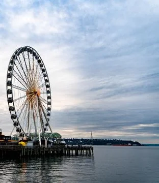 Seattle Ferris Wheel Stock Photos