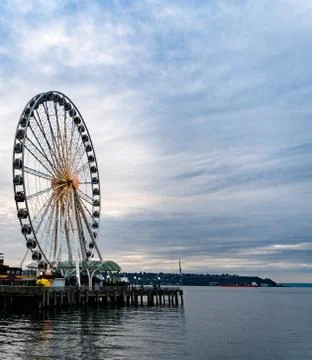 Seattle Ferris Wheel Stock Photos