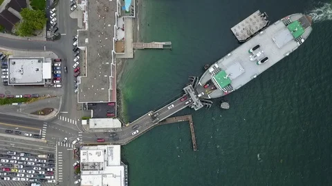 Seattle Ferry Boat 스톡 동영상 92497202