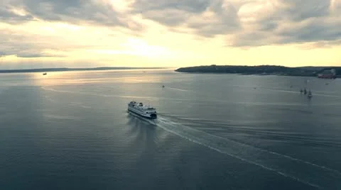 Seattle Ferry 動画素材 10561866