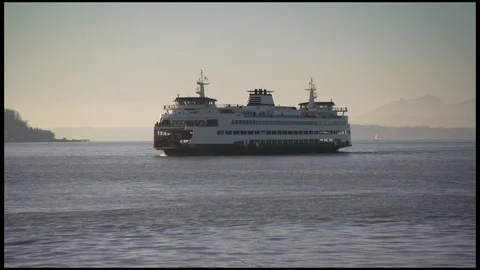 Seattle Ferry Vídeos de archivo 93878978