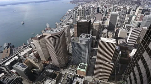 Seattle Ferry Terminal, Time Lapse Montage - 3 clips Stock-Footage 37621983
