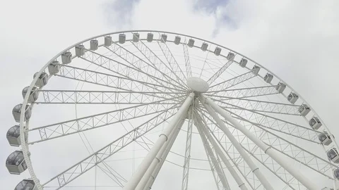 Seattle Great Wheel 7 Stock Footage 106880934