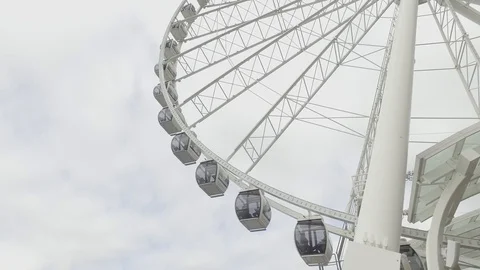 Seattle Great Wheel 8 Stock Footage 106880946