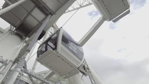 Seattle Great Wheel 9 Stock Footage 106880959