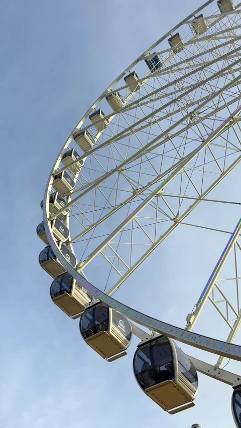 Seattle Great Wheel, WA Stock Footage 339080531