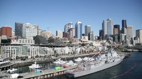 Seattle Harbor 002 Stock Footage 21112102