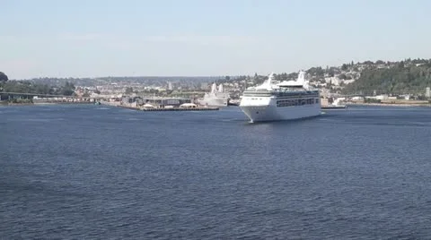 Seattle Harbor 008 Stock Footage 21091974