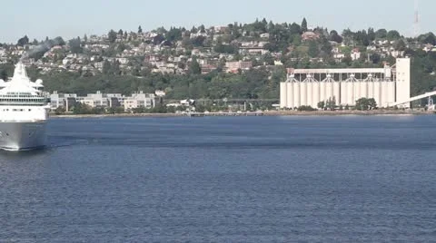 Seattle Harbor 012 Stock Footage 21097125