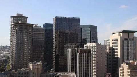 Seattle High-rise View 1 Stock Footage 116753437