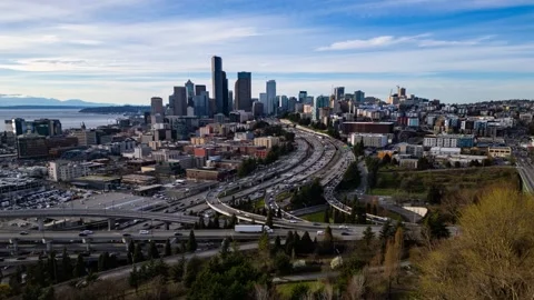 Seattle I-5N PRO 4KUHD 24 VHQ Stock Footage 310645674