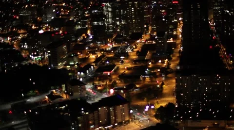 Seattle Lights Stock Footage 42059970