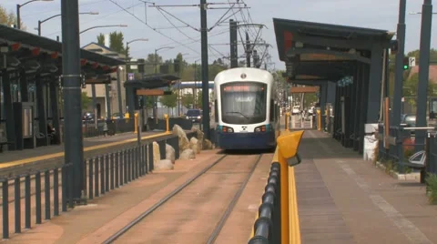 Seattle Lite Rail Stockbeeldmateriaal 8649344