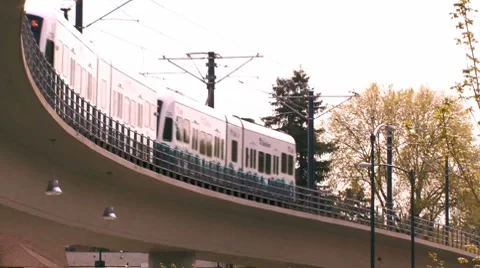 Seattle Lite Rail Stockbeeldmateriaal 8649491