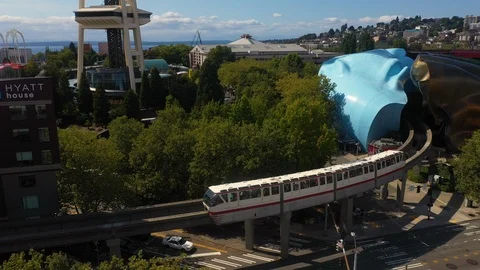 Seattle Monorail 库存影片 116791929