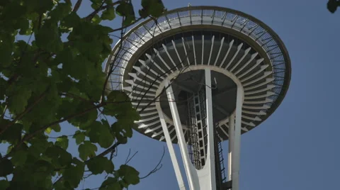 Seattle Needle Stock Footage 54693429