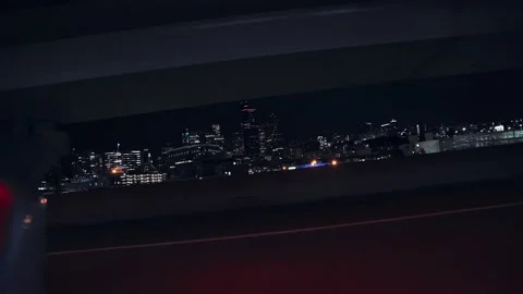 Seattle at night Video stock 212449209