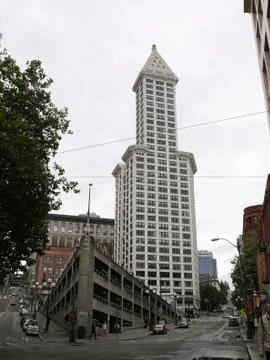 Seattle - october 06: smith tower building on may 19, 2007 in seattle. the 38 Stockfoto's