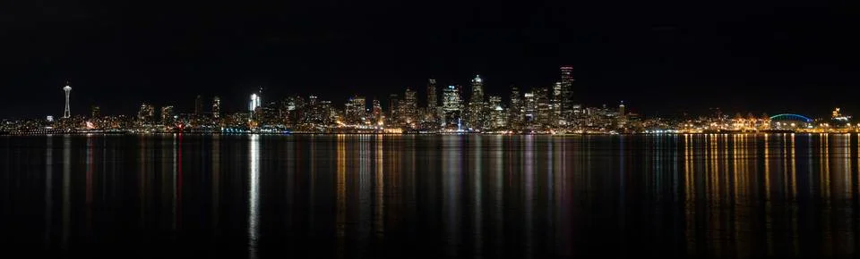 Seattle Panorama Stock Photos