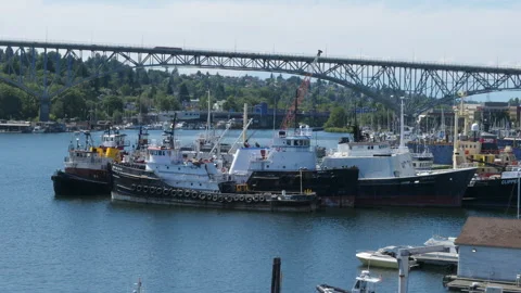 Seattle pier Stock Footage 324560073