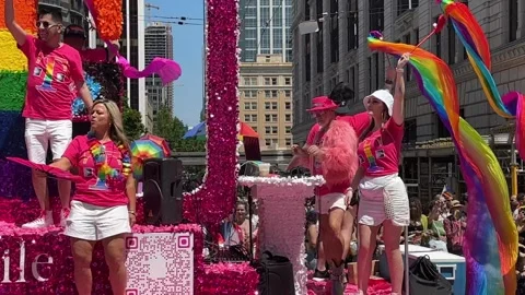 Seattle Pride Parade Stock Footage 244874352