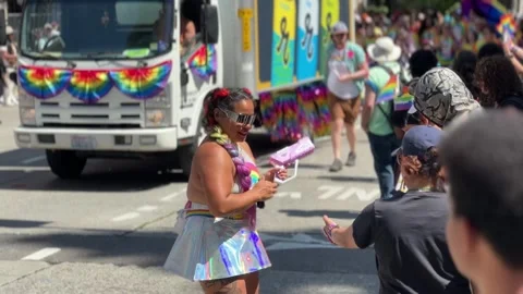 Seattle Pride Parade Video stock 244874401