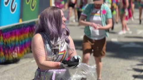 Seattle Pride Parade Stock Footage 244874408