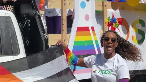 Seattle Pride Parade Stock Footage 244874413