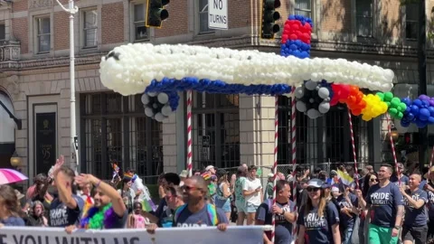 Seattle Pride Parade Stock Footage 244874435