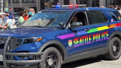 Seattle Pride Parade Stock Footage 244874447