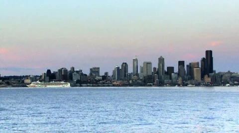Seattle Puget Sound Stock Footage 8568965