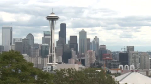 Seattle - Quick pans and zoom Video stock 40477329