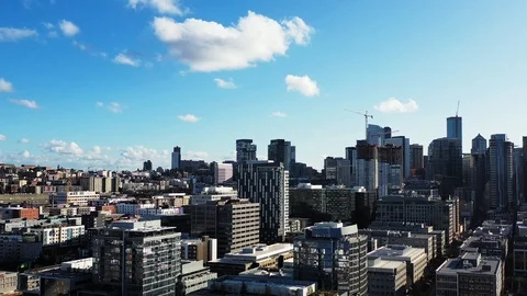 Seattle skyline 02 Stock Footage 124674434