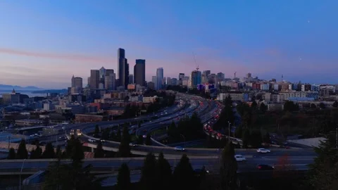 Seattle Skyline | Drone Aerial 12 Stock Footage 257510687