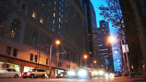 Seattle Skyline Stock Footage 10803129