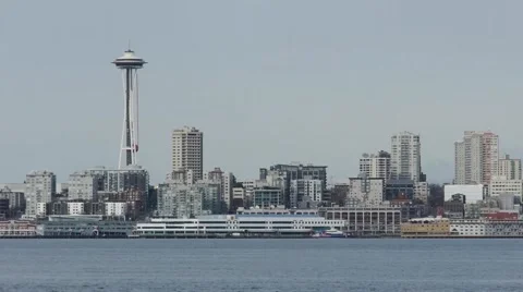 Seattle - skyline Video stock 40478010