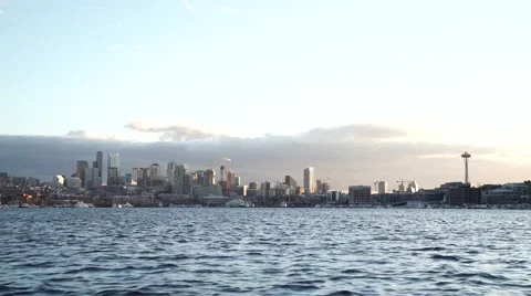 Seattle Skyline Stock Footage 46836342