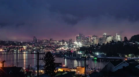 Seattle Skyline Stock Footage 63024800