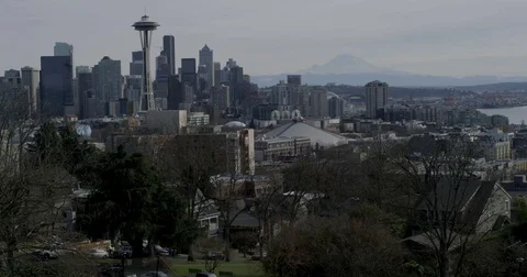 Seattle Skyline Stock Footage