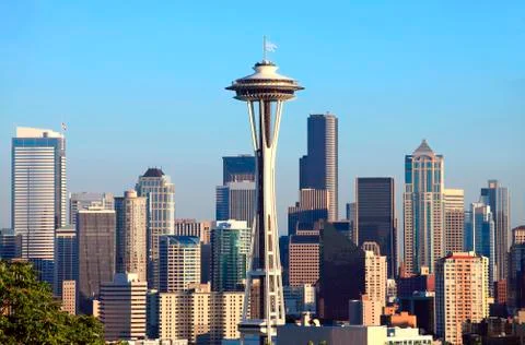 Seattle skyline. Stock Photos
